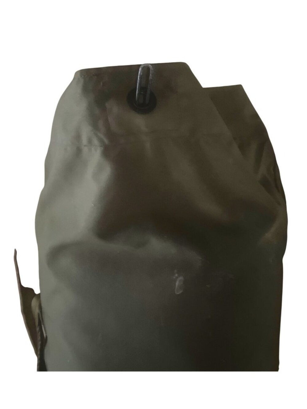 US Military Green Canvas Duffle Bag W/ Shoulder Strap Seamans Travel Gear - Picture 4 of 6